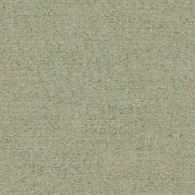 Muted apple-green plain weave with fine aqua and beige flecks