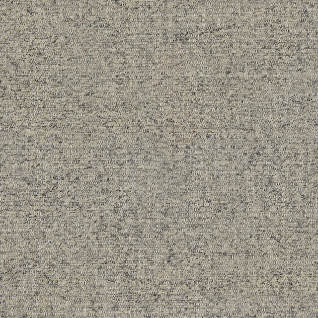 Close-up of cool ash-grey plain weave with fine charcoal flecks and tactile texture