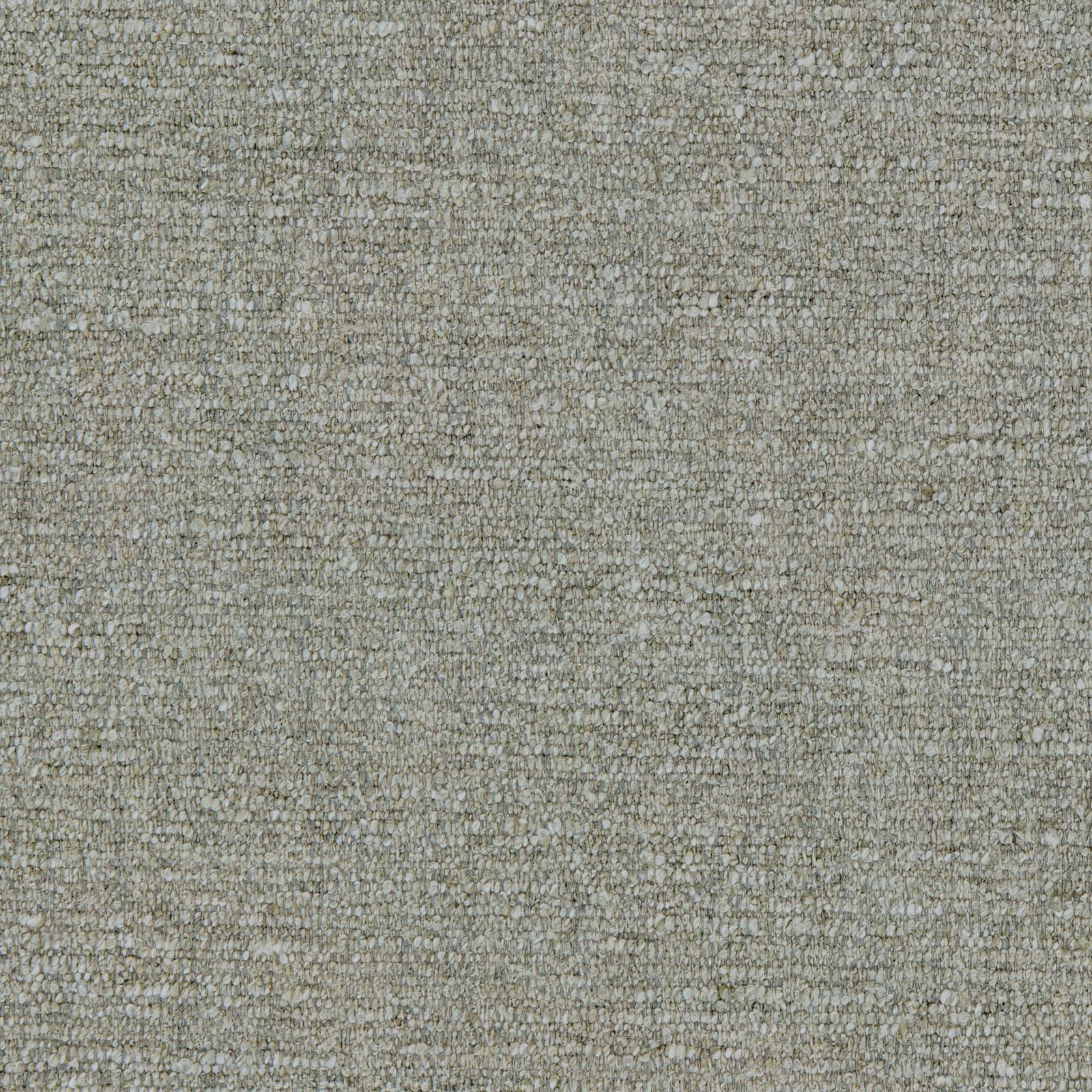 Close-up of muted harbour-grey woven fabric with pale slub texture