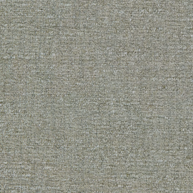 Close-up of muted harbour-grey woven fabric with pale slub texture