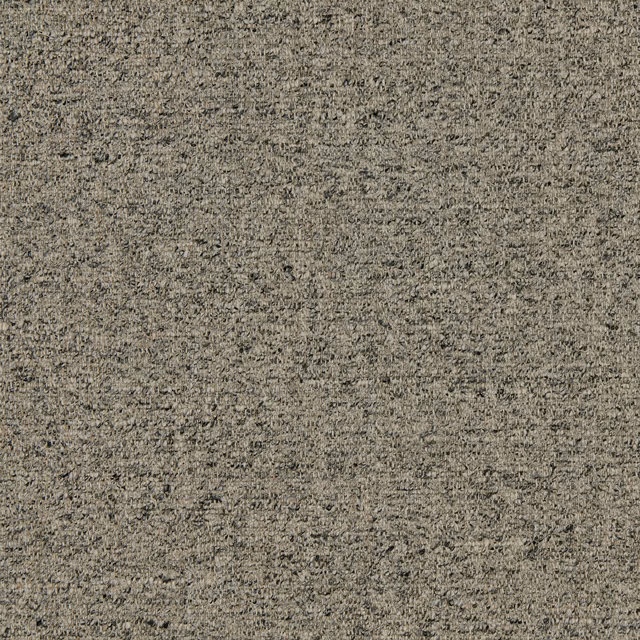 Mottled iron-grey upholstery weave with taupe flecks and a softly nubby surface