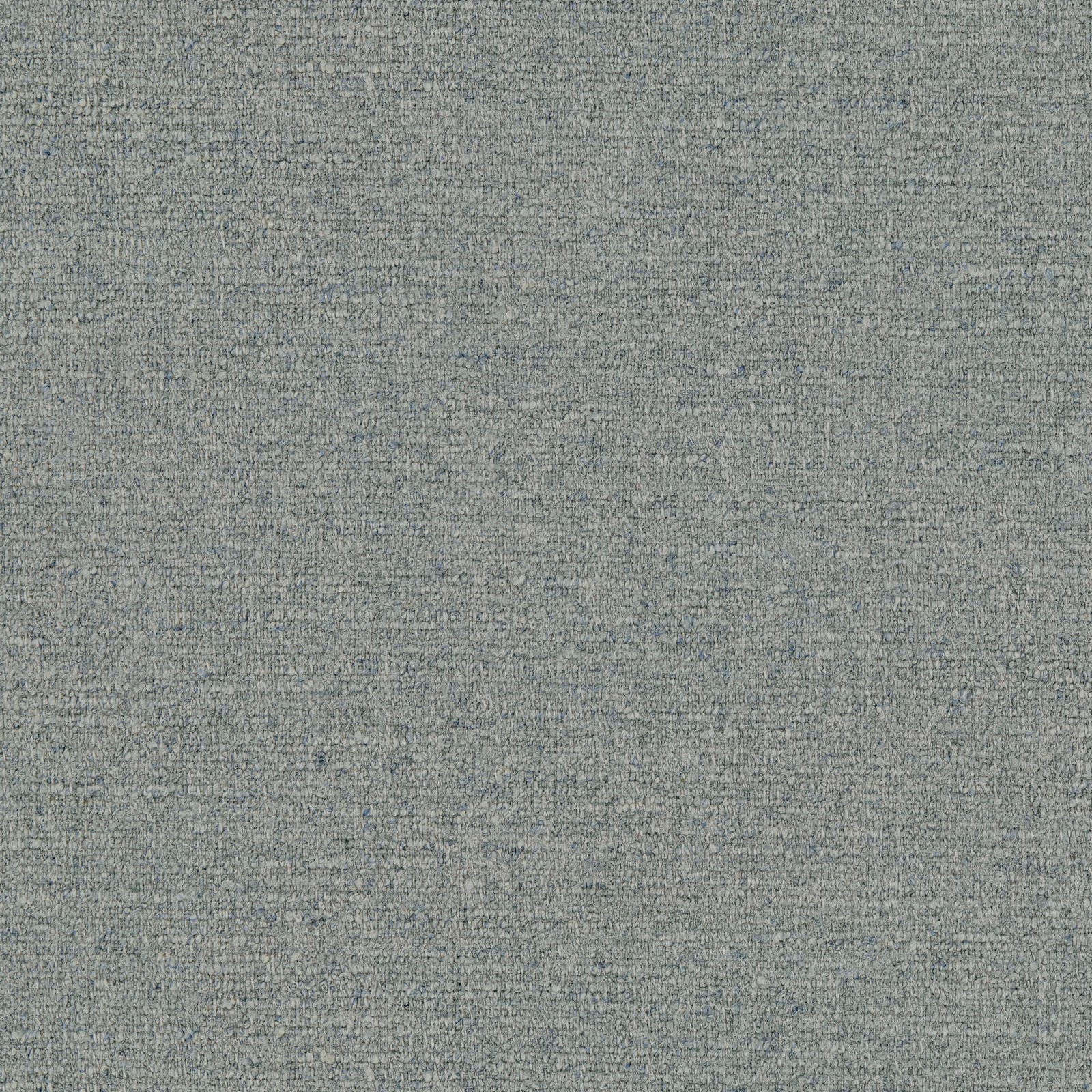 Close-up of misty blue-grey plain weave with fine horizontal flecks and soft texture
