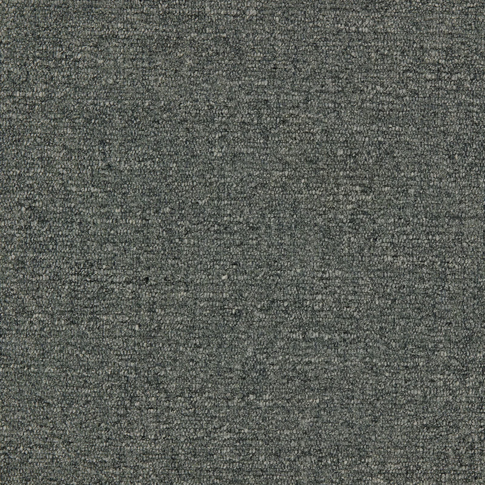 Close-up of dark pewter grey plain weave with fine mottled charcoal texture