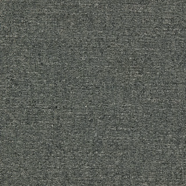 Close-up of dark pewter grey plain weave with fine mottled charcoal texture