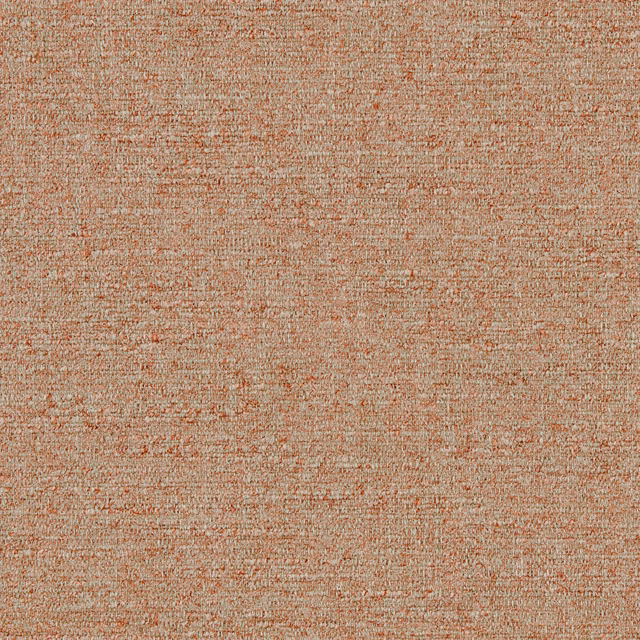Muted salmon-pink woven upholstery fabric with fine pale flecking and horizontal texture