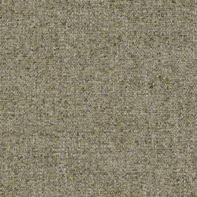 Close-up of mottled khaki-taupe upholstery weave with cream and olive-grey flecks