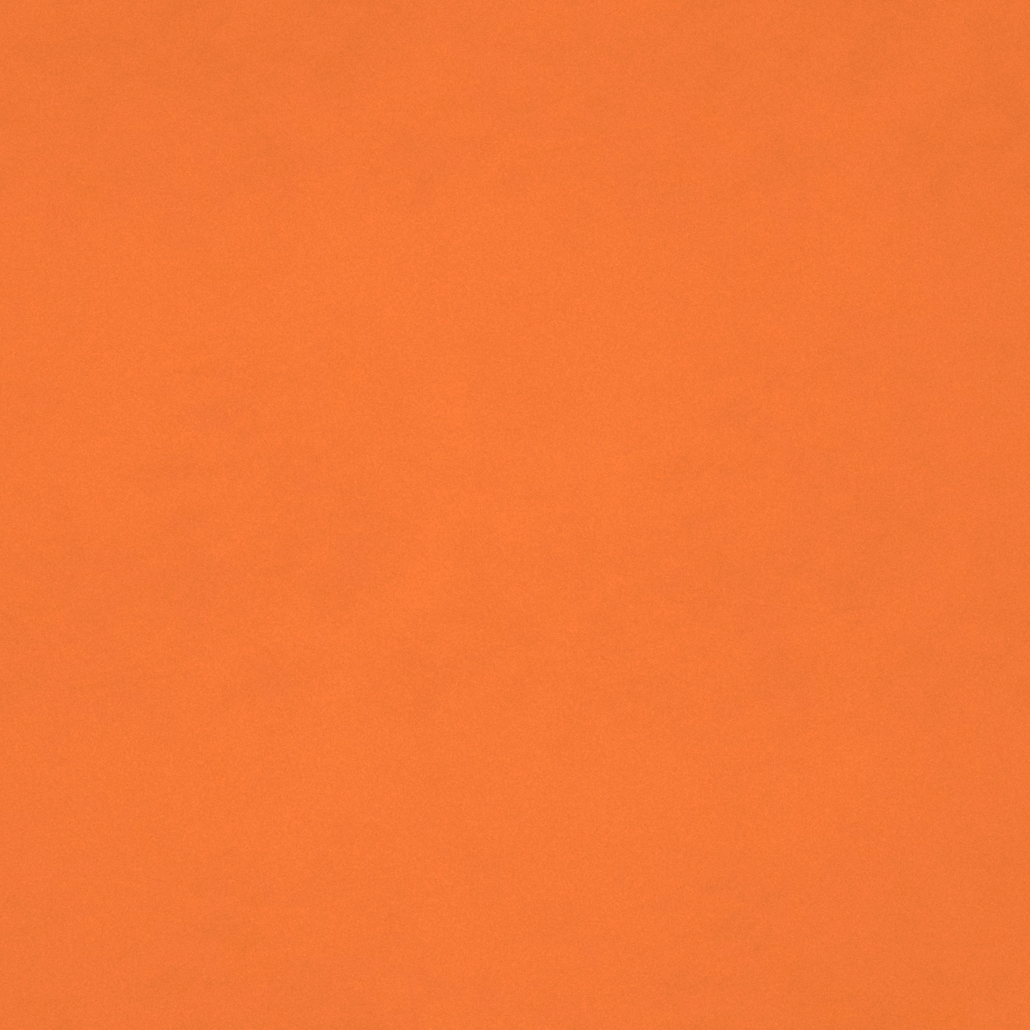 Close-up of smooth, richly saturated mandarin-orange velvet with a subtle brushed pile