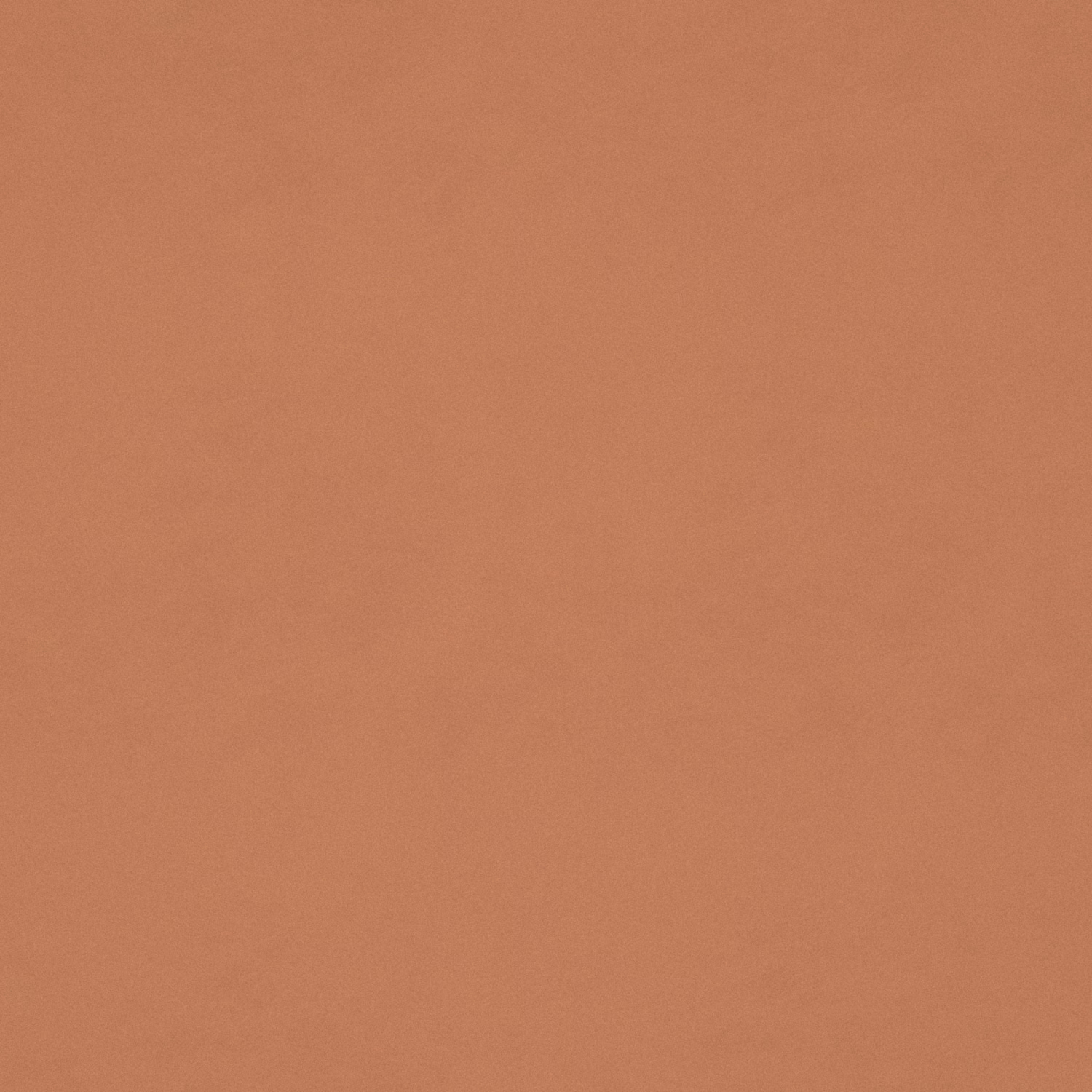 Plain peanut terracotta velvet with a subtle, even nap and warm tonal depth