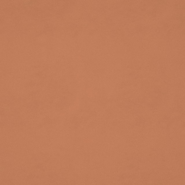 Plain peanut terracotta velvet with a subtle, even nap and warm tonal depth