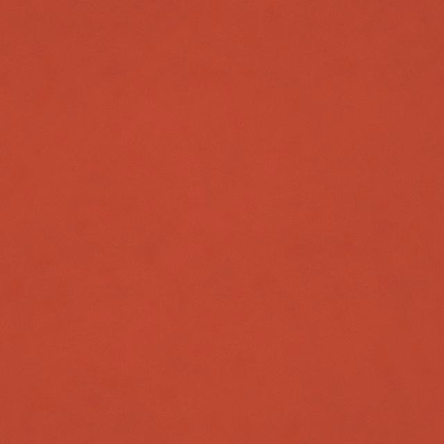 Warm terracotta red velvet with a smooth plain nap and subtle tonal shading
