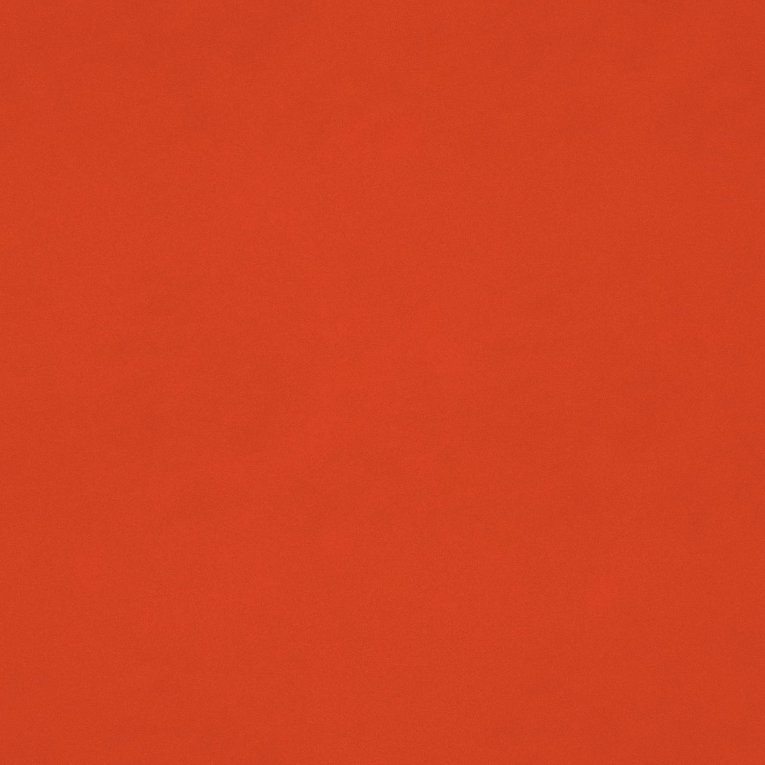Warm tomato-red plain velvet swatch with a soft, subtly shaded pile