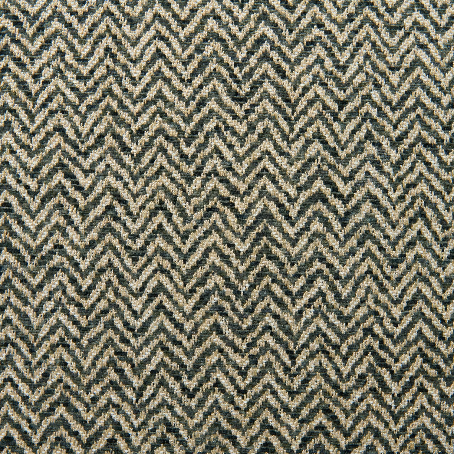 Granite grey and ivory herringbone weave with softly flecked textured chevrons