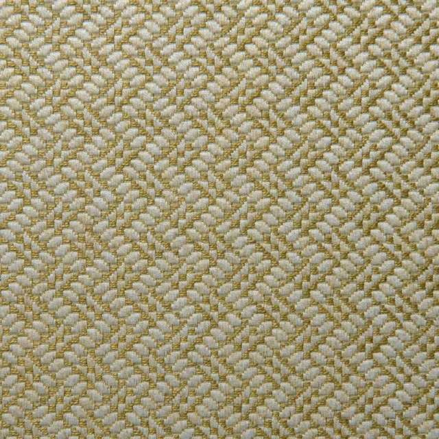 Pale stone and muted chartreuse small-scale zigzag geometric woven fabric texture