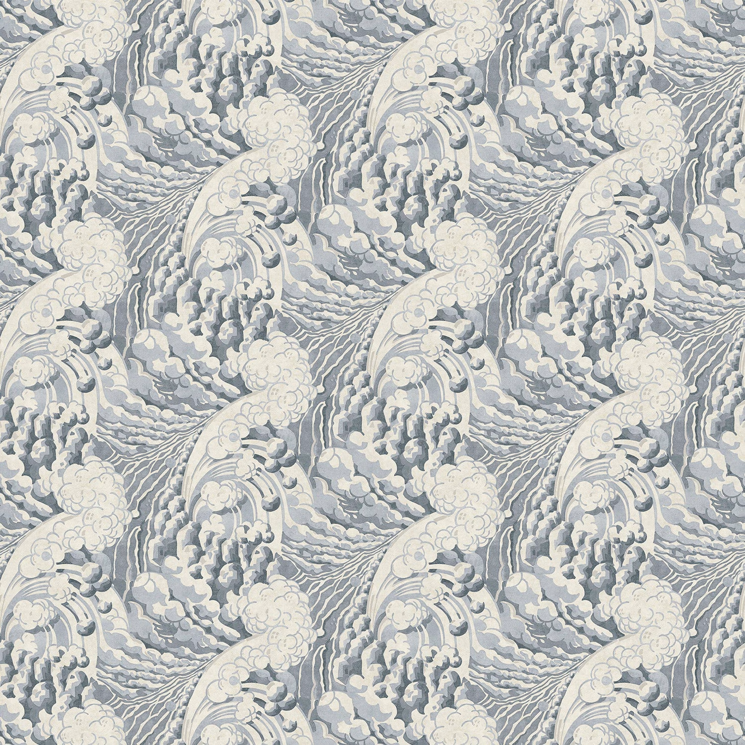 The Wave Moonbeam fabric