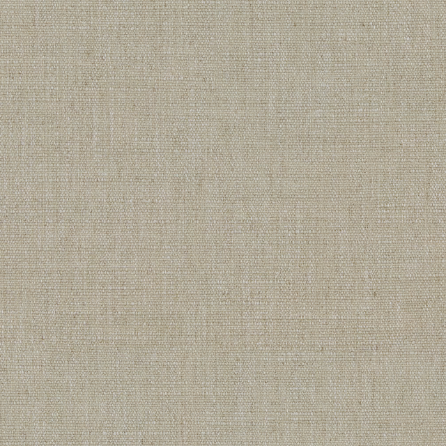 Close-up of warm almond cream plain weave with subtle slubbed texture