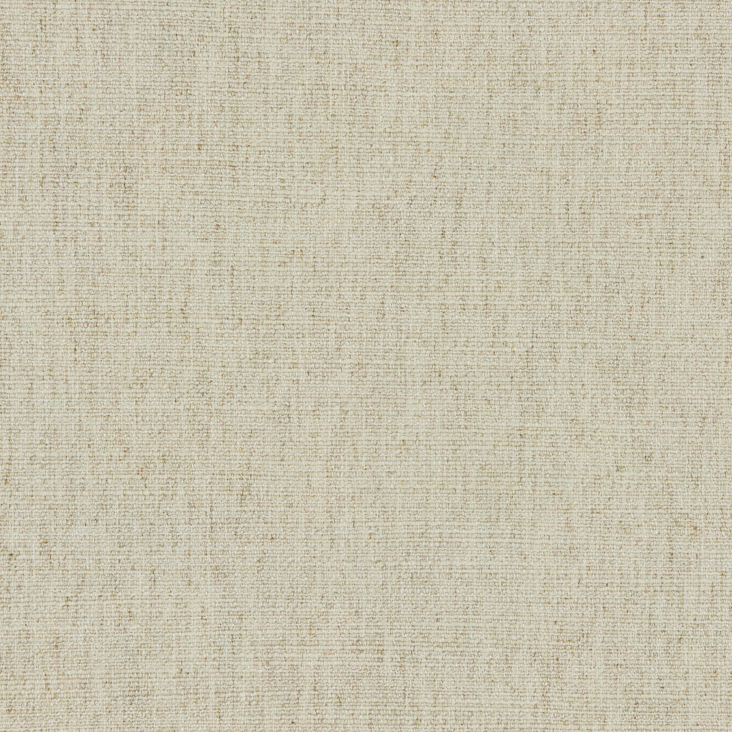 Close-up of warm ecru plain weave with fine beige-grey flecks and tactile texture
