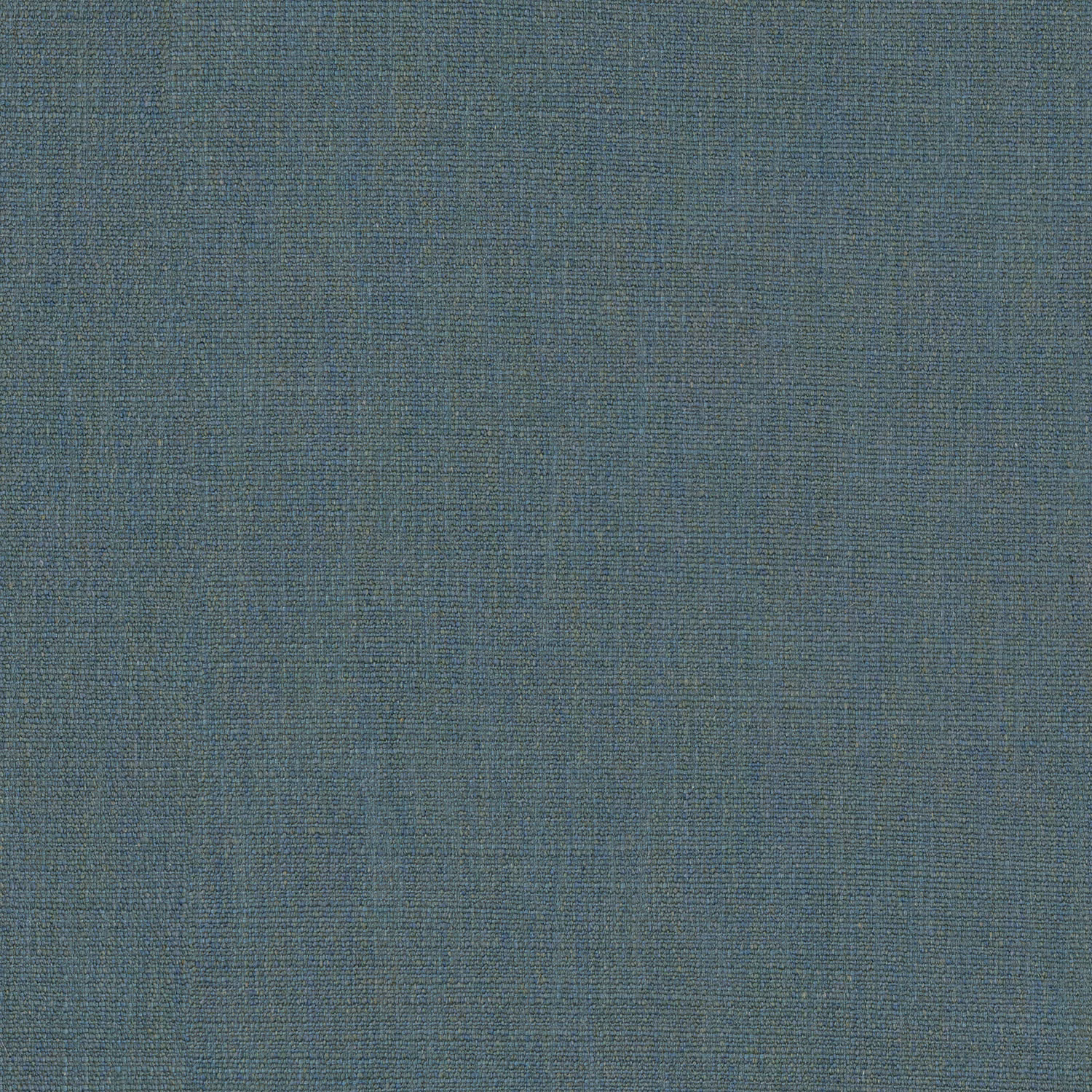 Close-up of muted blue-teal plain weave with fine vertical and horizontal texture