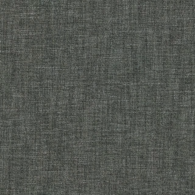 Close-up of dark slate-grey plain weave with fine mottled charcoal threads
