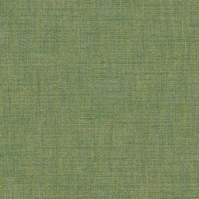 Close-up of muted winter moss green plain weave with fine yellow-green flecks