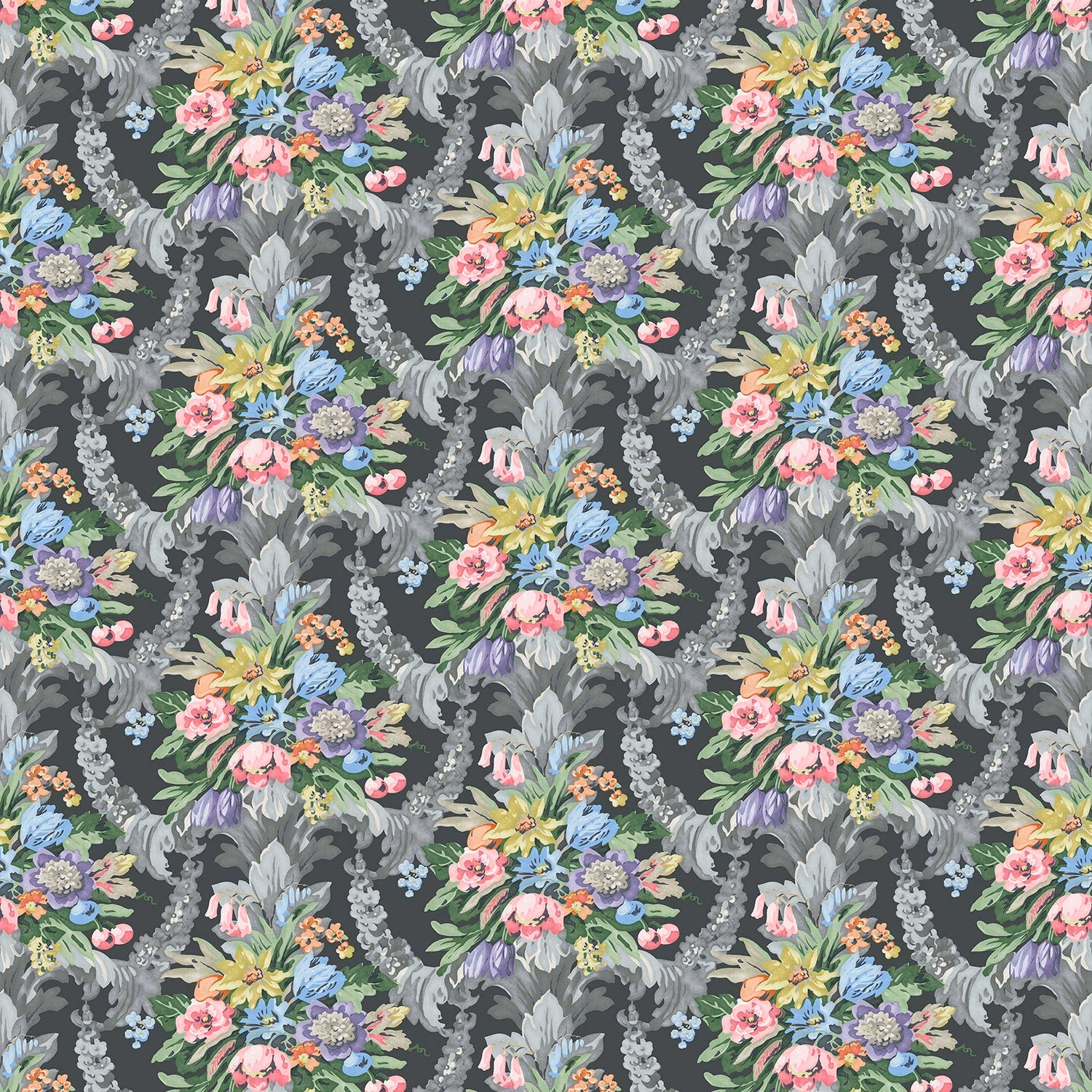 Wakehurst Velvet Midnight fabric