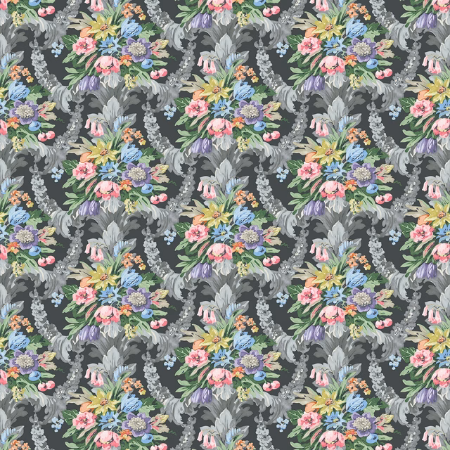 Wakehurst Velvet Midnight fabric