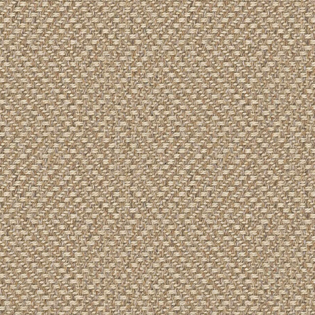 Warm biscuit beige woven fabric with flecked threads and subtle broken diagonal motif