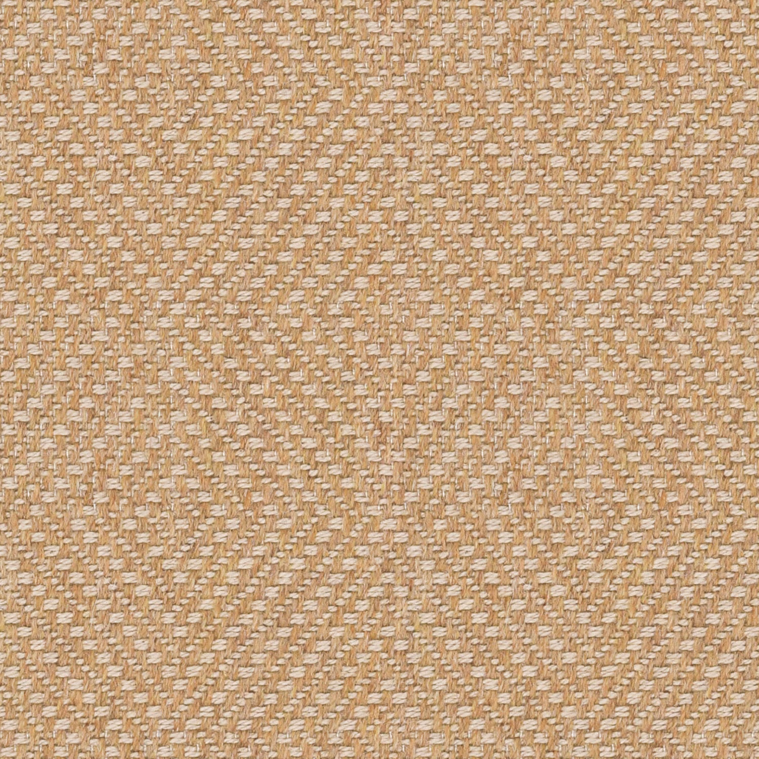 Warm camel and ivory woven fabric with a small broken diagonal texture