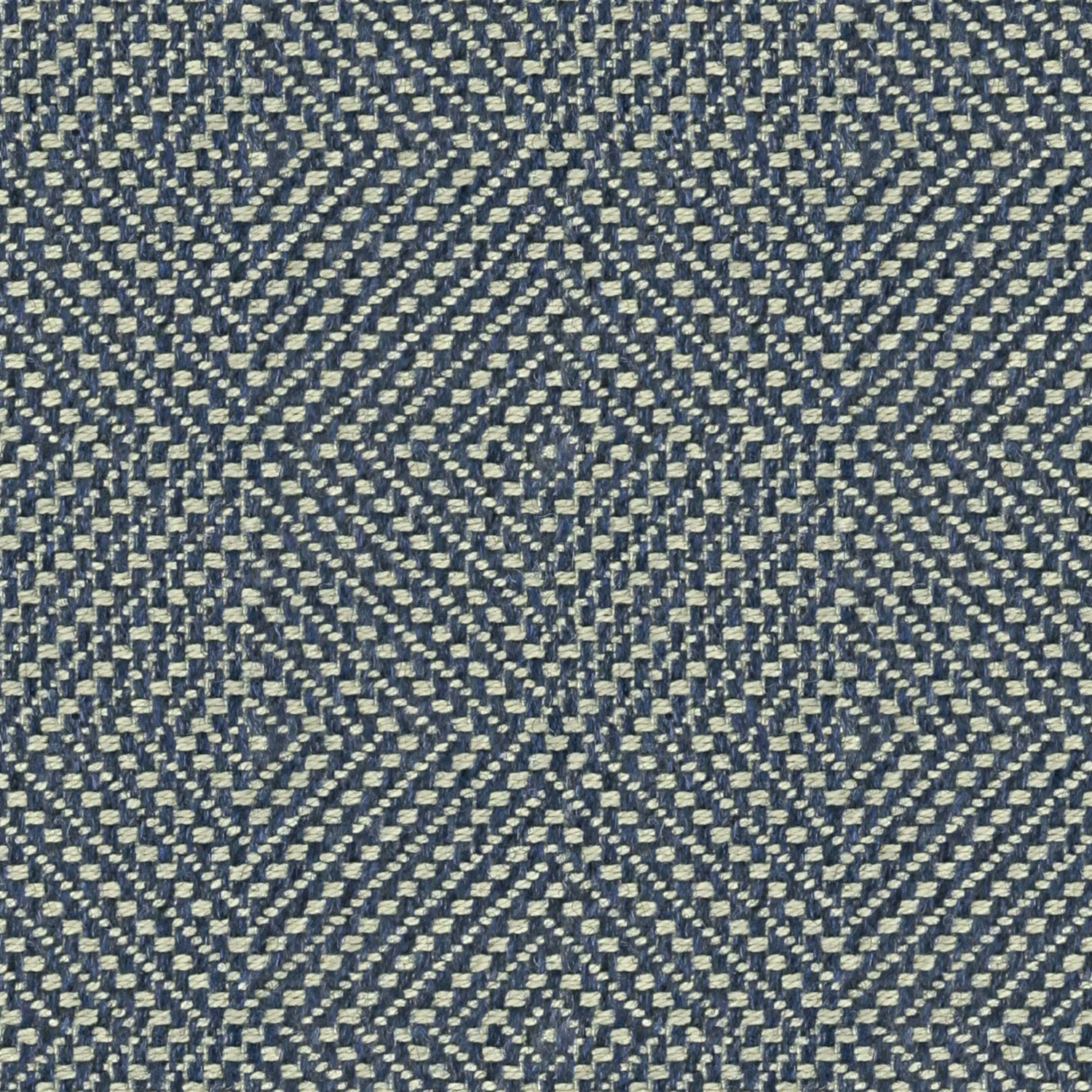 Cool ocean-blue woven fabric with pale grey broken geometric diagonal marks