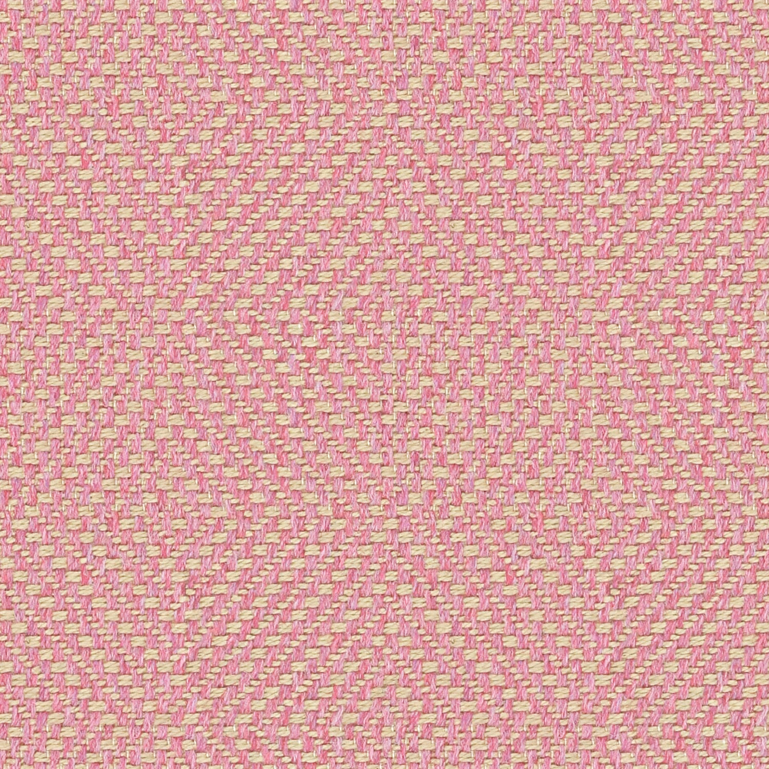 Dusty pink and pale yellow woven geometric texture in Westray Peony