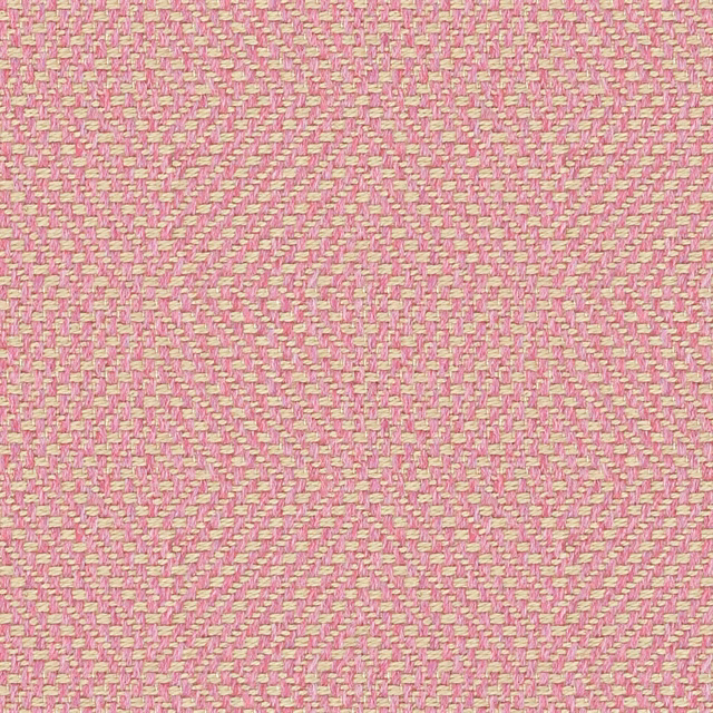Dusty pink and pale yellow woven geometric texture in Westray Peony