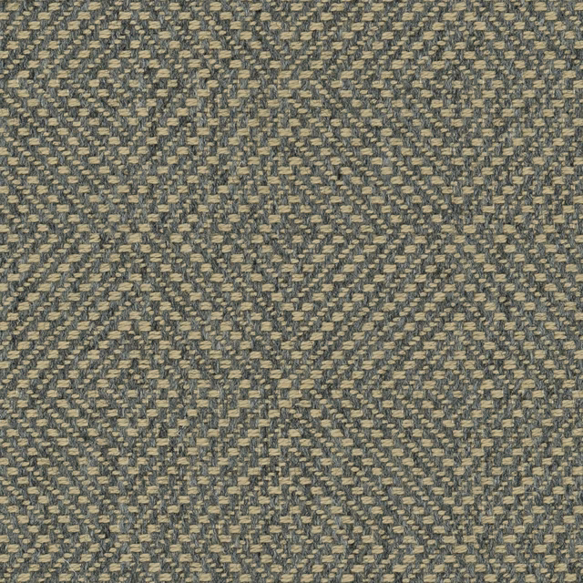 Smoky olive-grey woven textile with small angular charcoal and sand flecks