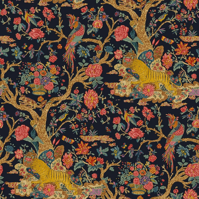 Wild Midnight fabric