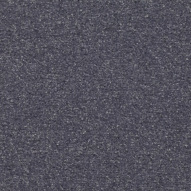 Charcoal blue-grey fabric with fine mottled fibres and a softly textured surface