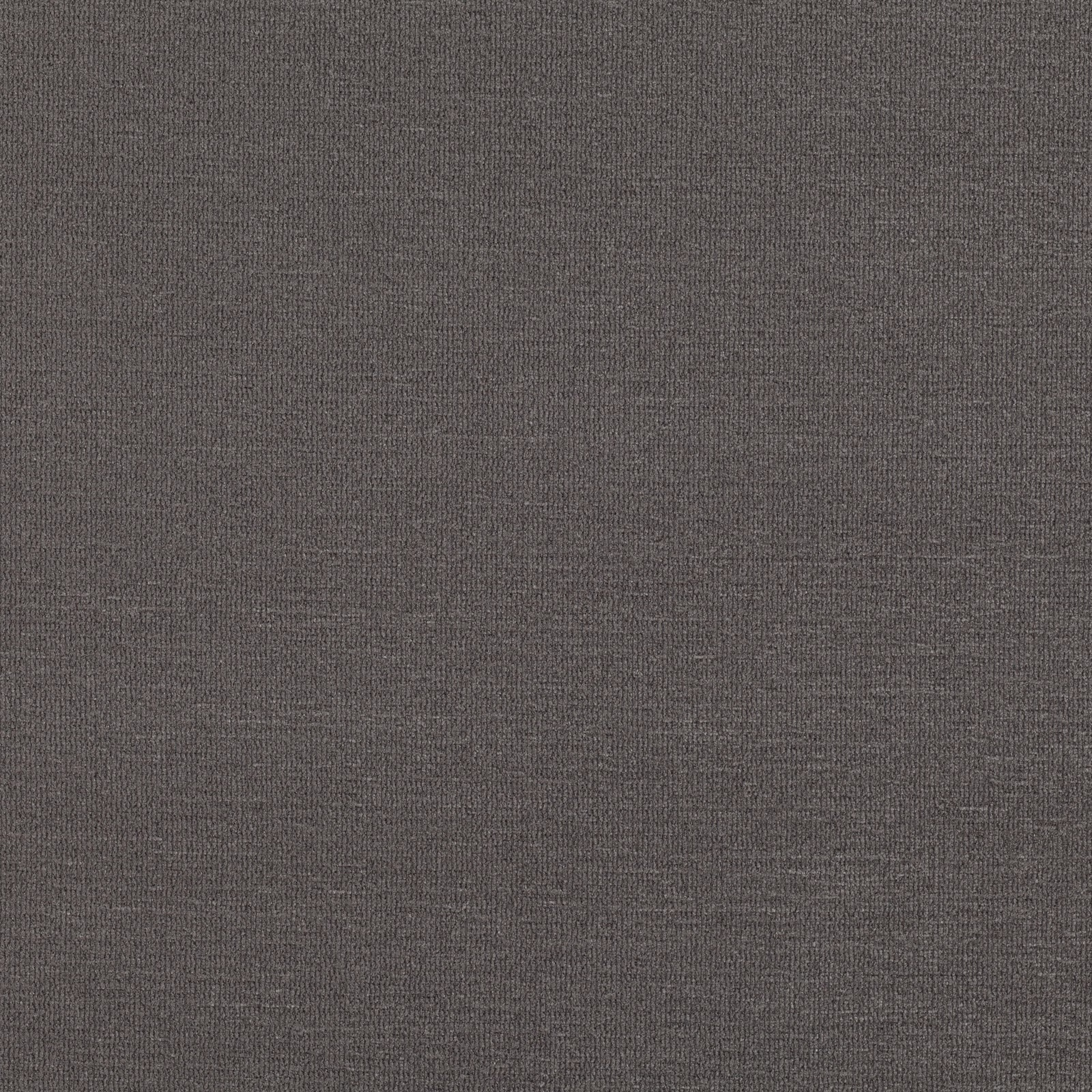 Warm charcoal-grey fabric swatch with a fine, tightly woven textured surface