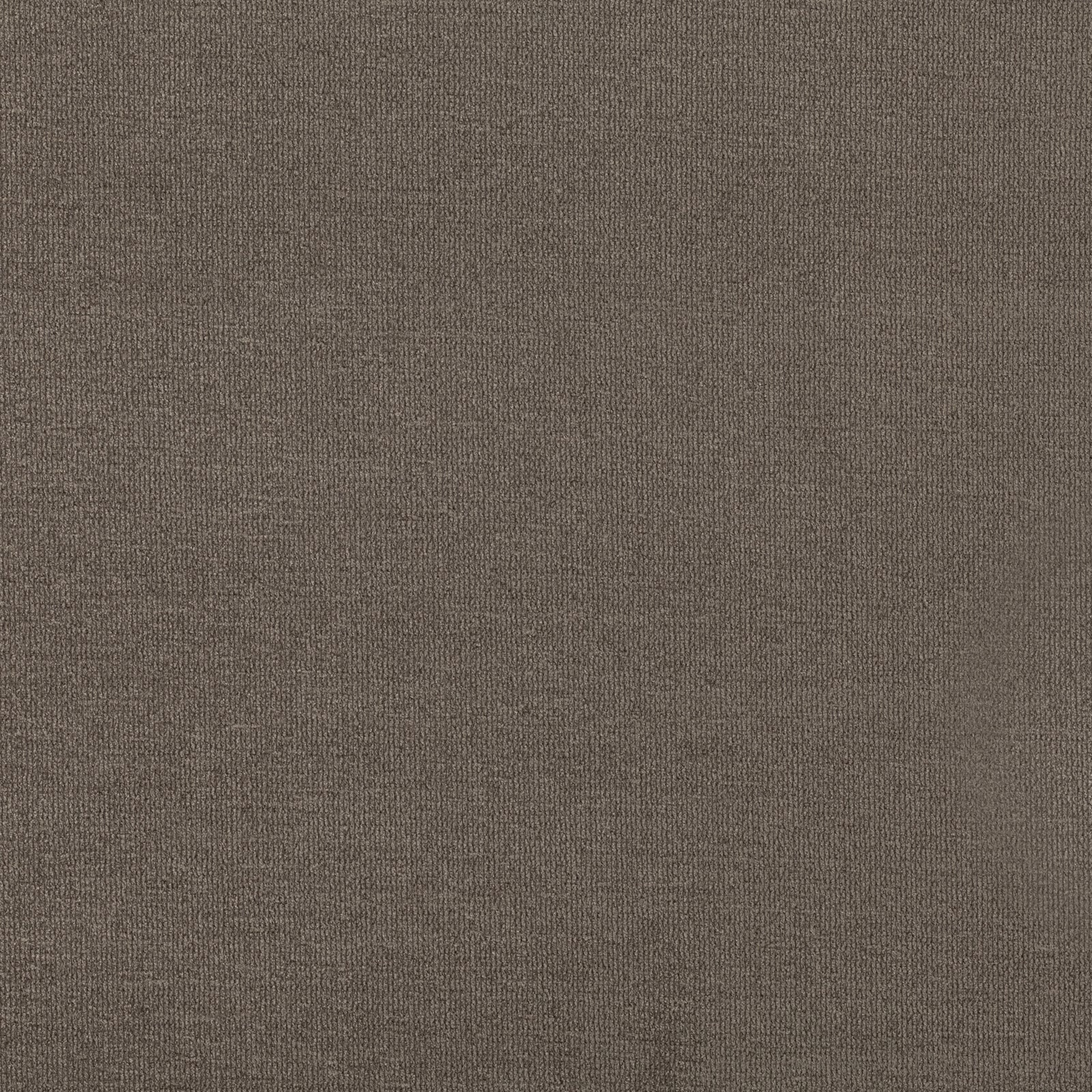 Close-up of Costa Nickel’s fine muted taupe-grey woven texture with subtle tonal variation