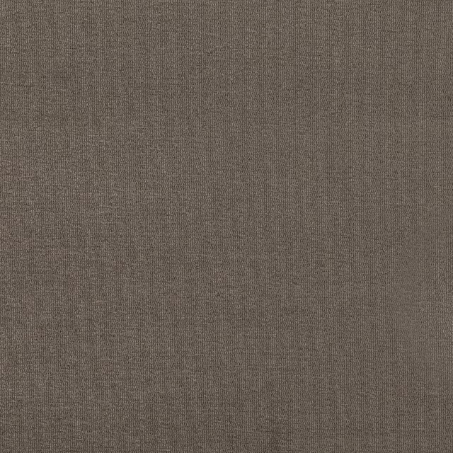Close-up of Costa Nickel’s fine muted taupe-grey woven texture with subtle tonal variation