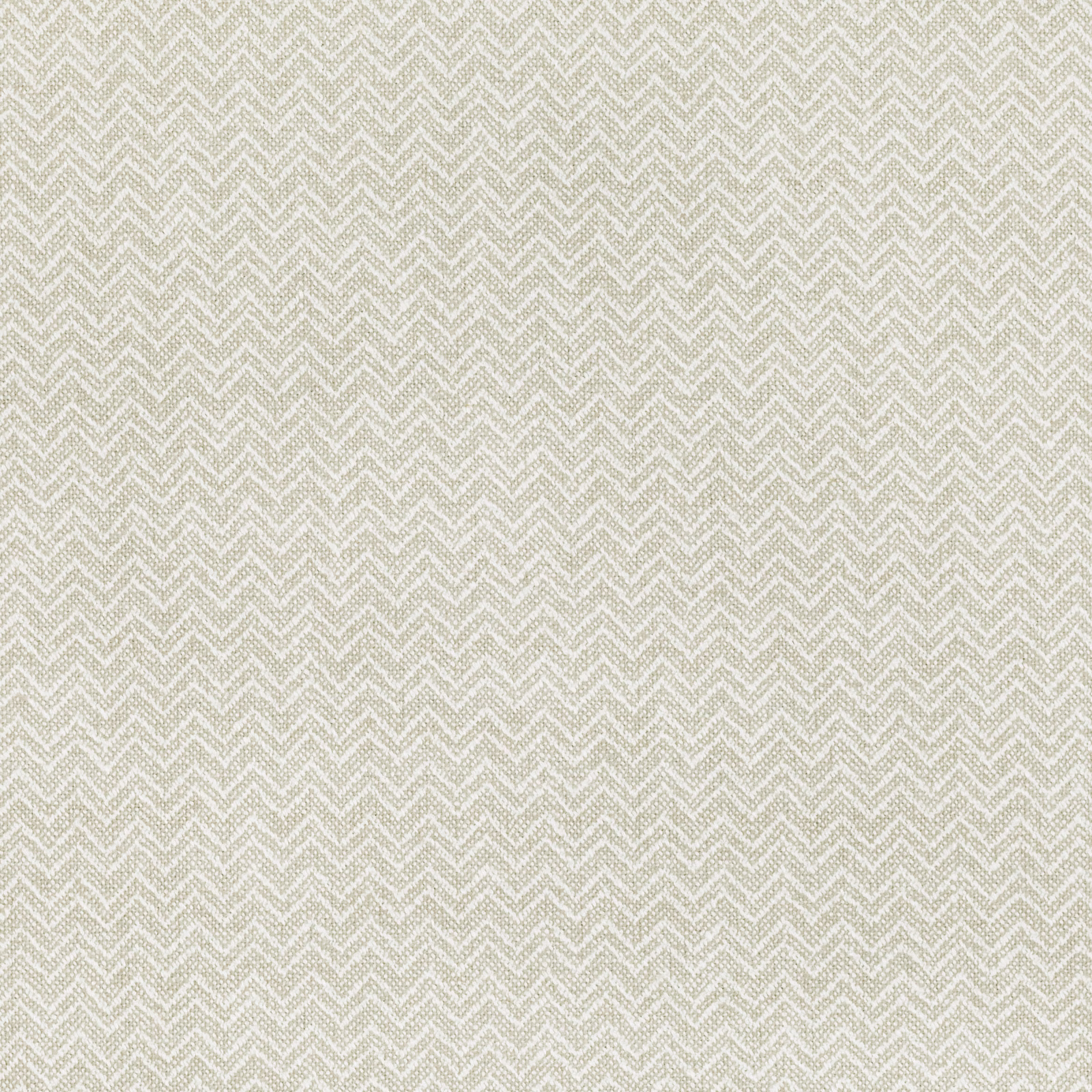 Pale greige woven fabric with a fine, tactile chevron zigzag