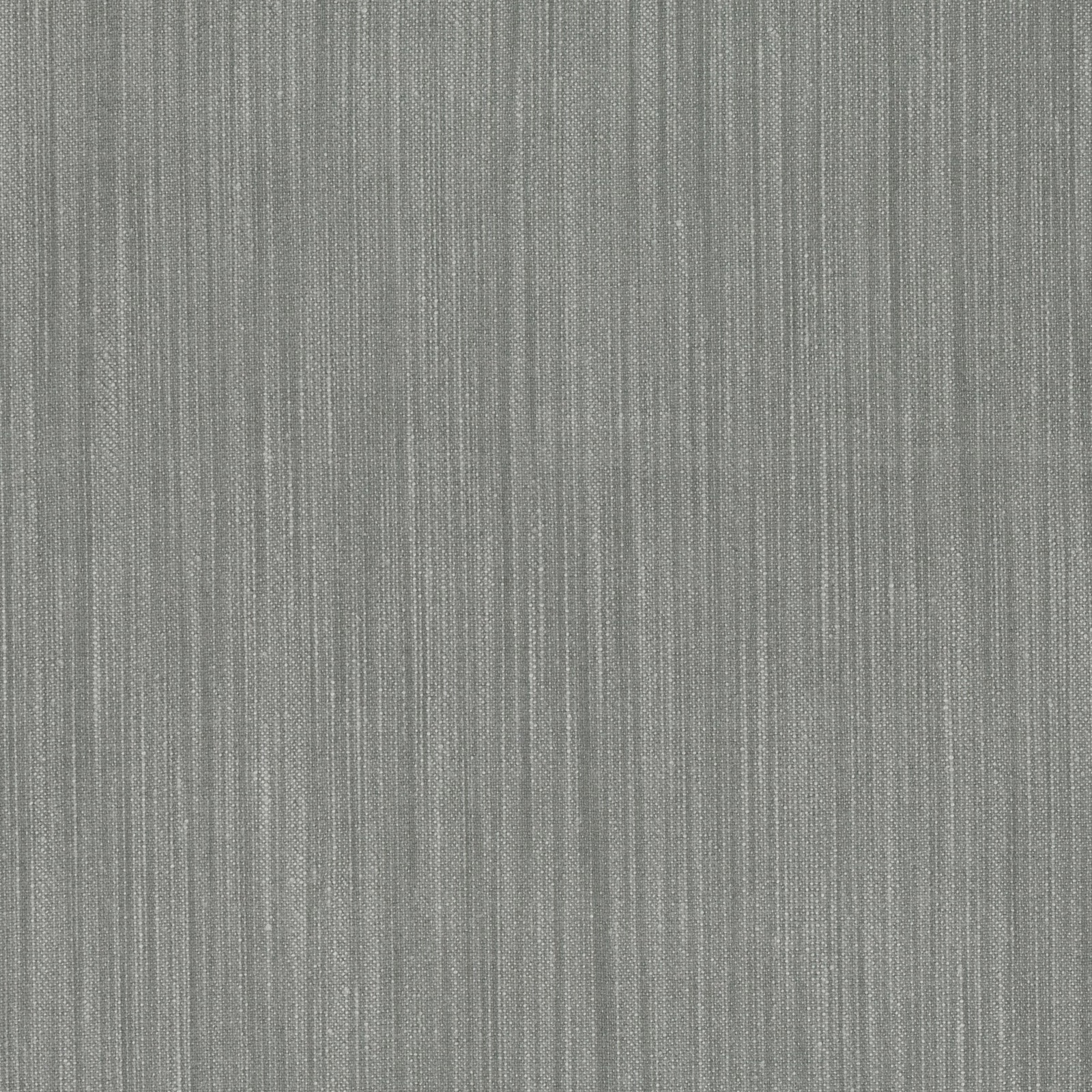 Close-up of cool dove-grey fabric with fine, closely spaced vertical striations