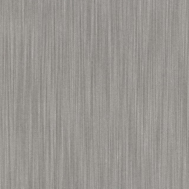 Cool silver-grey textile with fine vertical striations and a softly textured weave