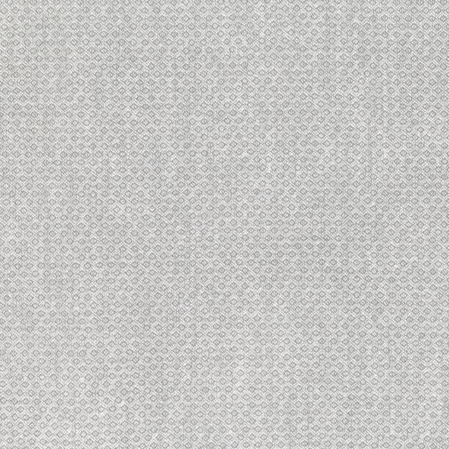 Pale cool-grey textile with a tiny repeating interlocking diamond pattern