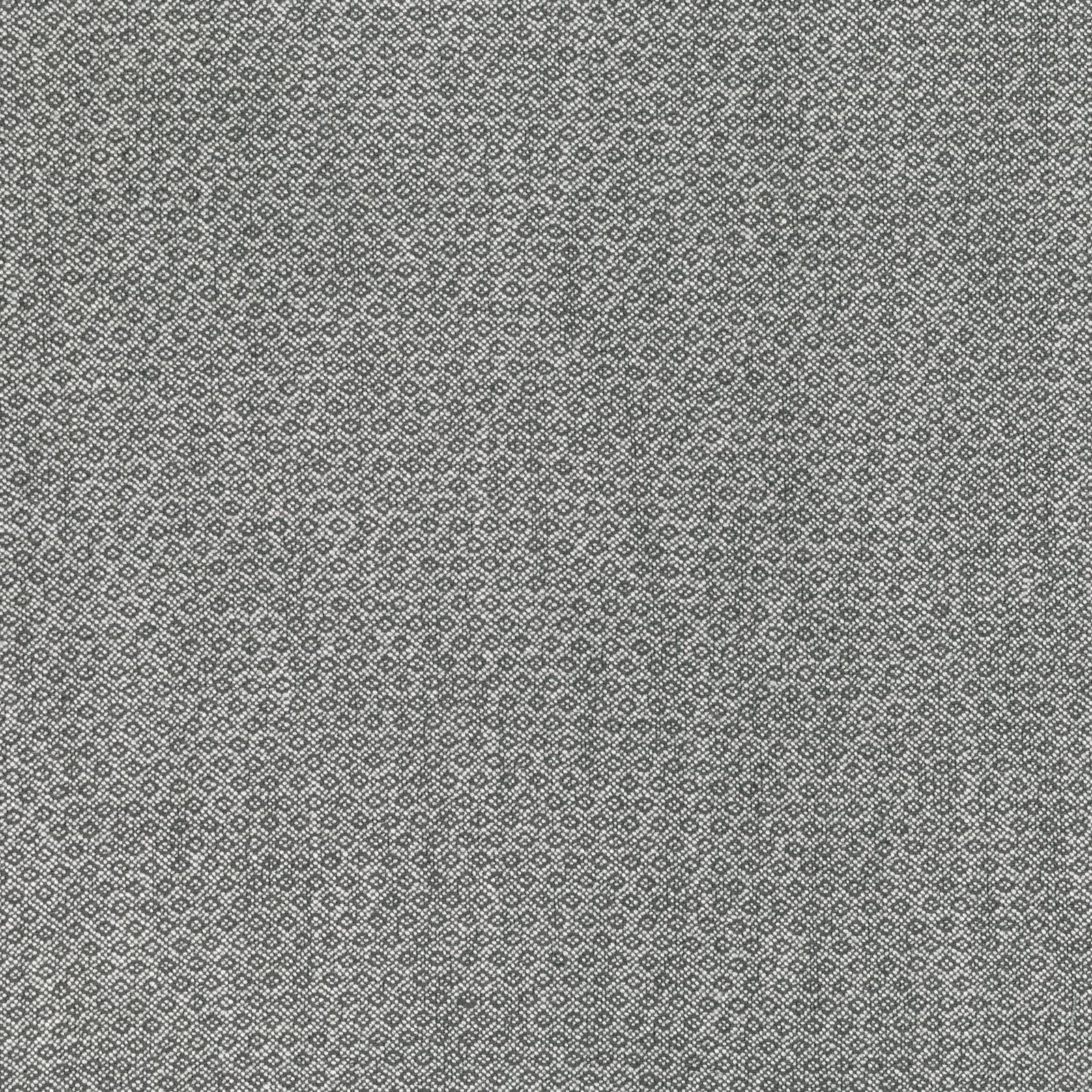 Cool gunmetal-grey fabric with a dense miniature diamond-cluster weave