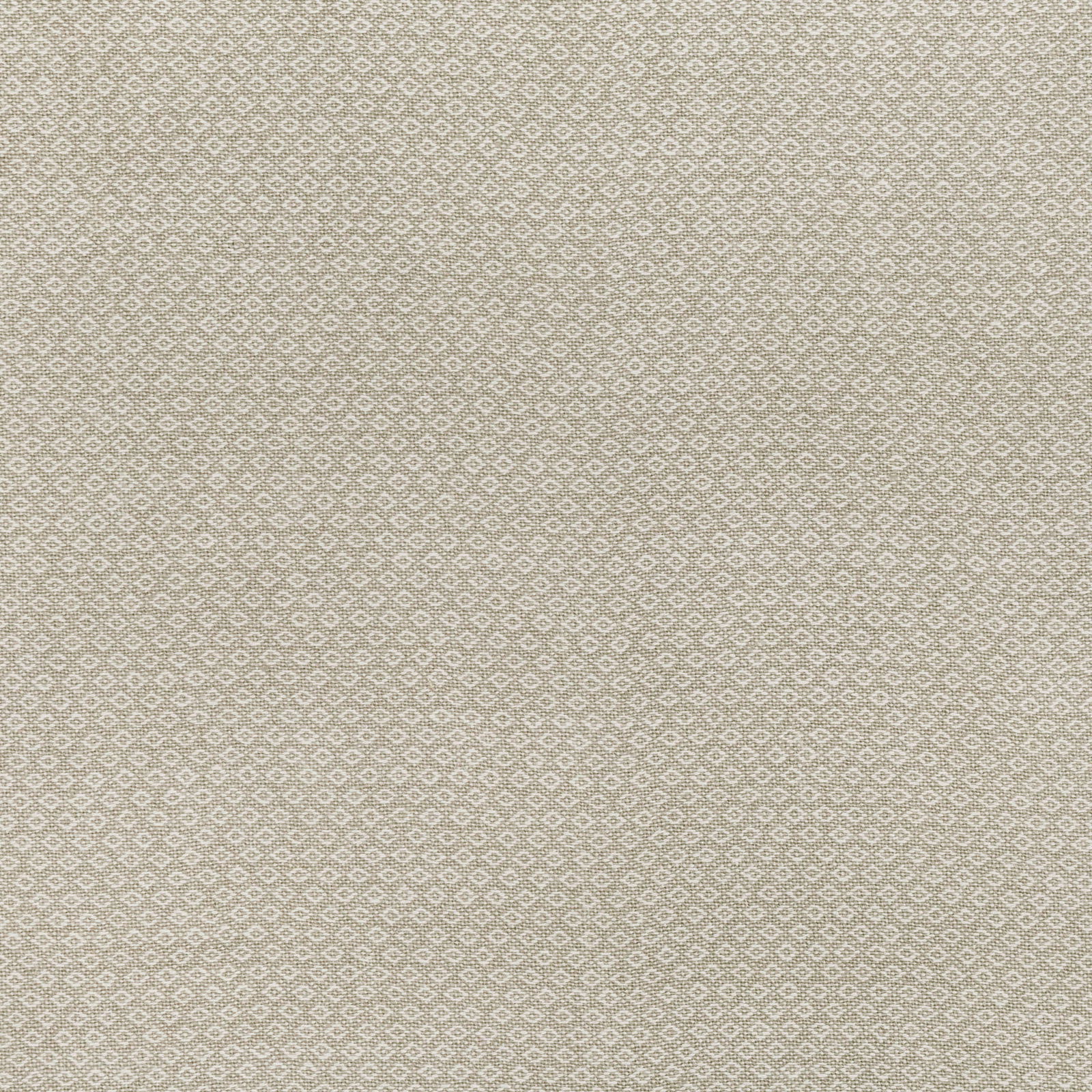 Warm beige-grey woven swatch with a small repeating diamond lattice