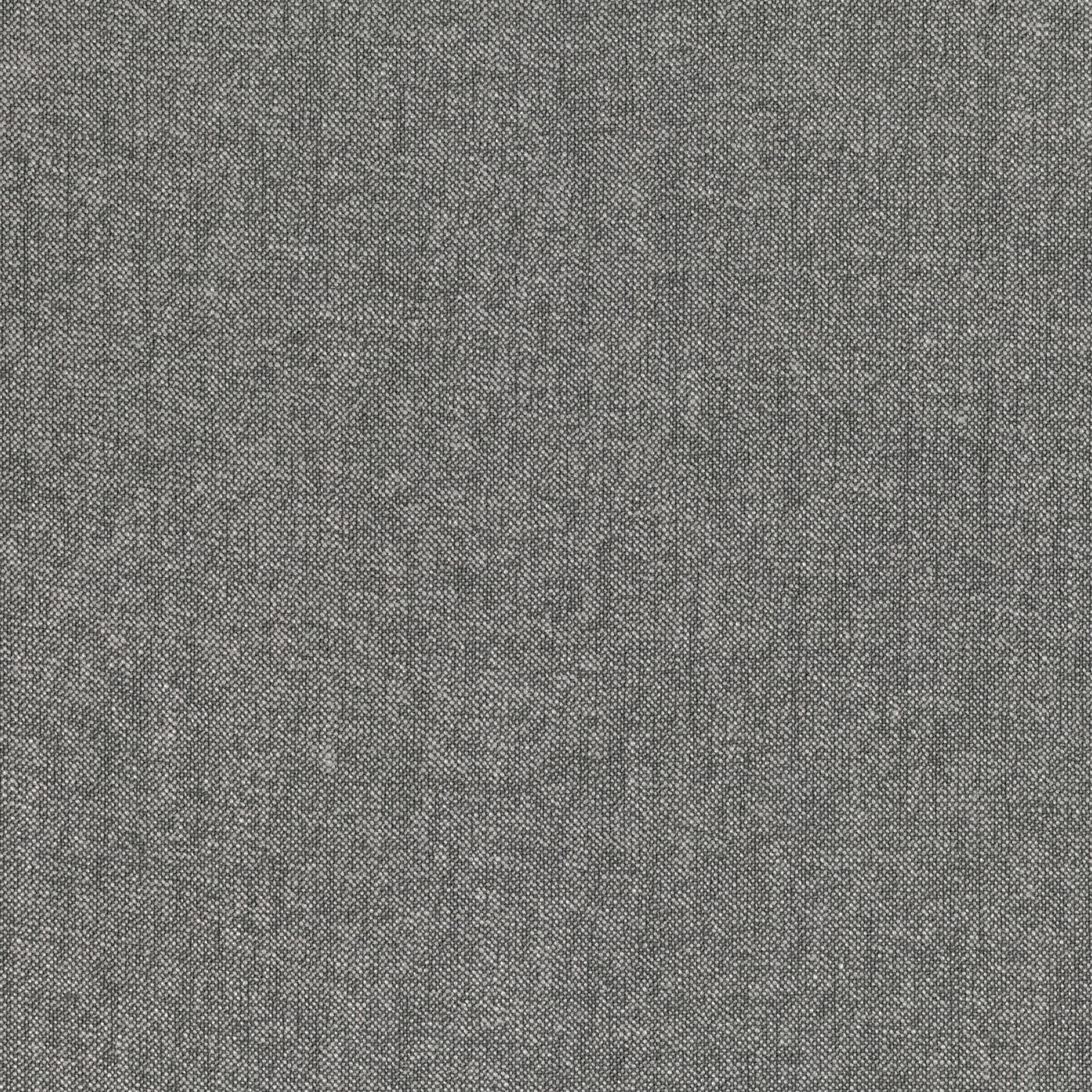 Close view of finely woven gunmetal-grey fabric with subtle charcoal and silver texture