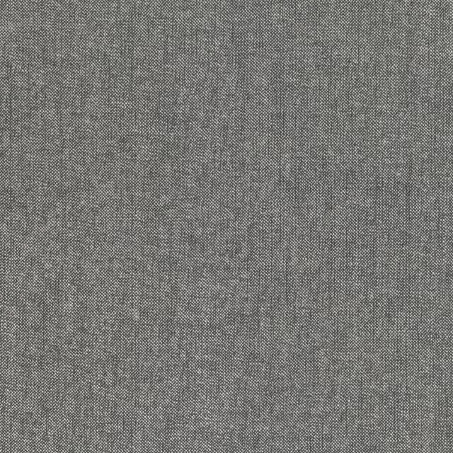 Close view of finely woven gunmetal-grey fabric with subtle charcoal and silver texture