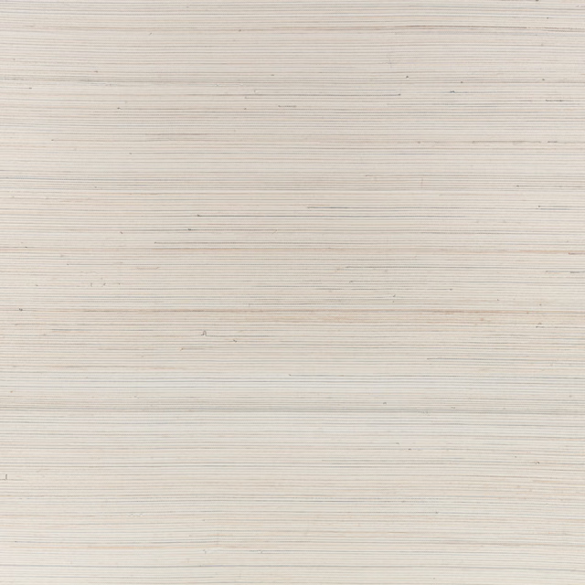 Pale seasalt wallcovering with fine grey-beige horizontal striations and subtle flecks