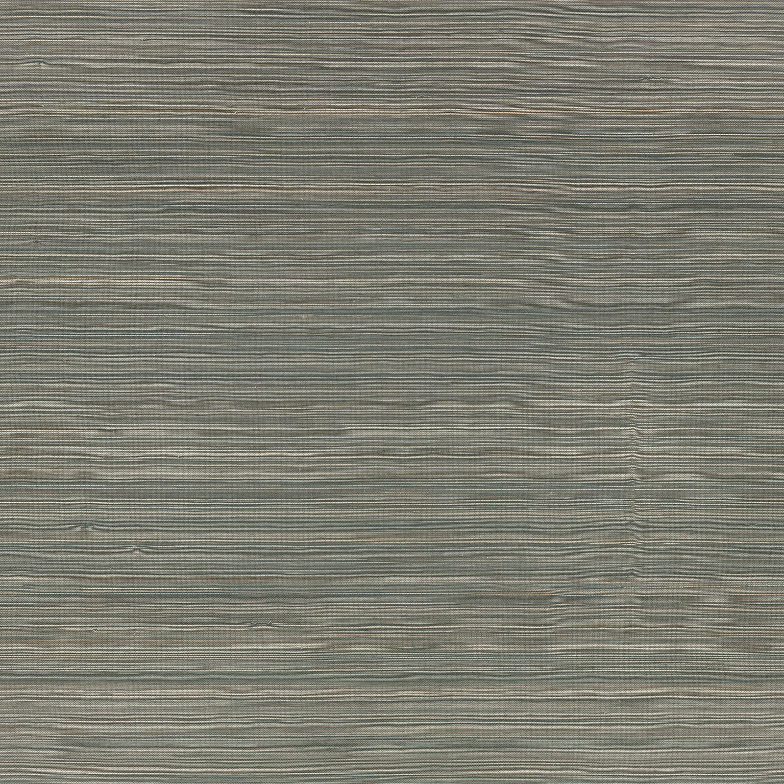Muted grey-green wallpaper with closely spaced horizontal striations and subtle tonal variation