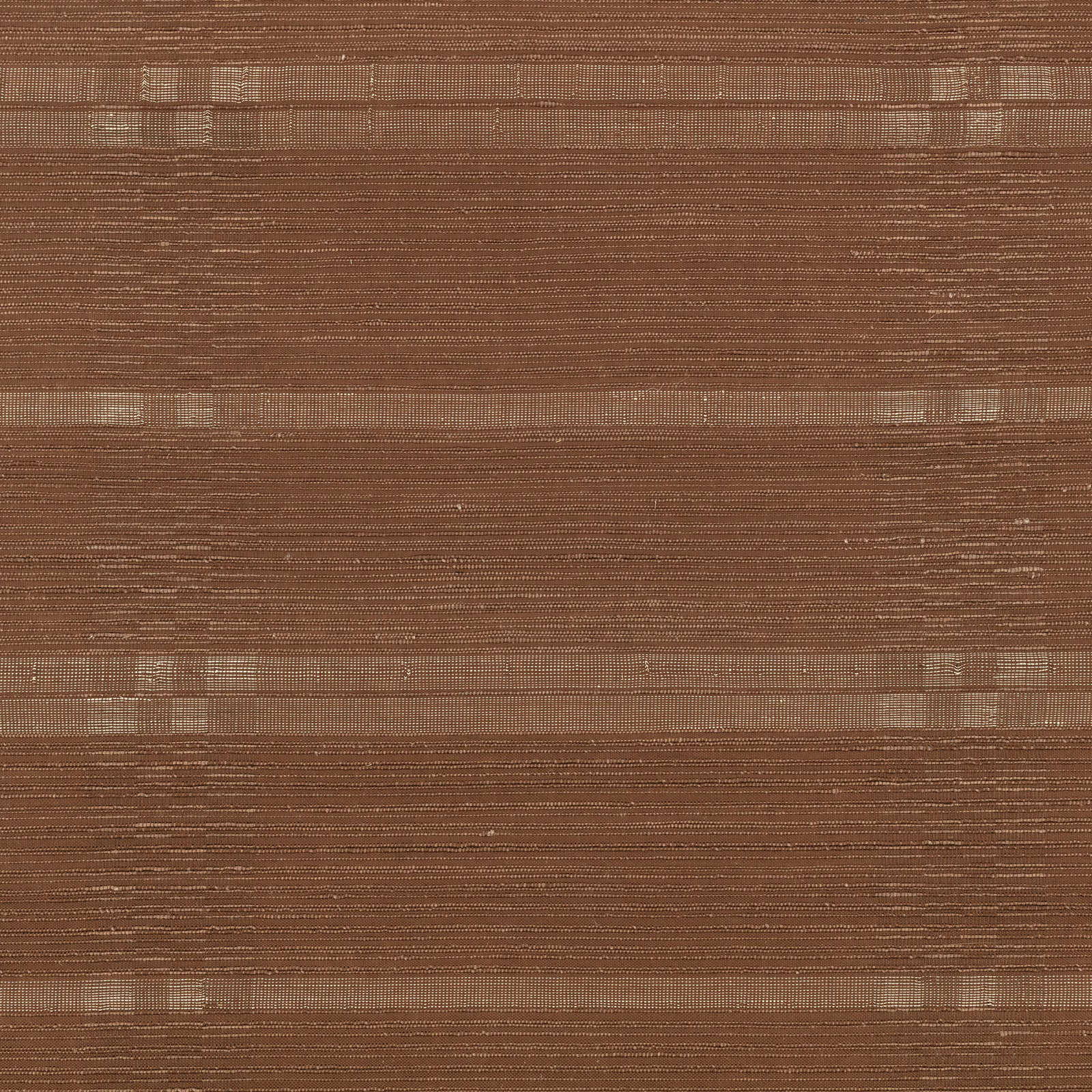 Warm rust-brown wallpaper with fine horizontal striations and irregular pale bands