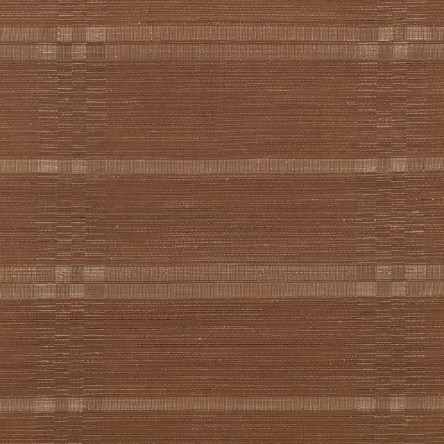 Warm rust-brown wallpaper with fine horizontal striations and irregular pale bands
