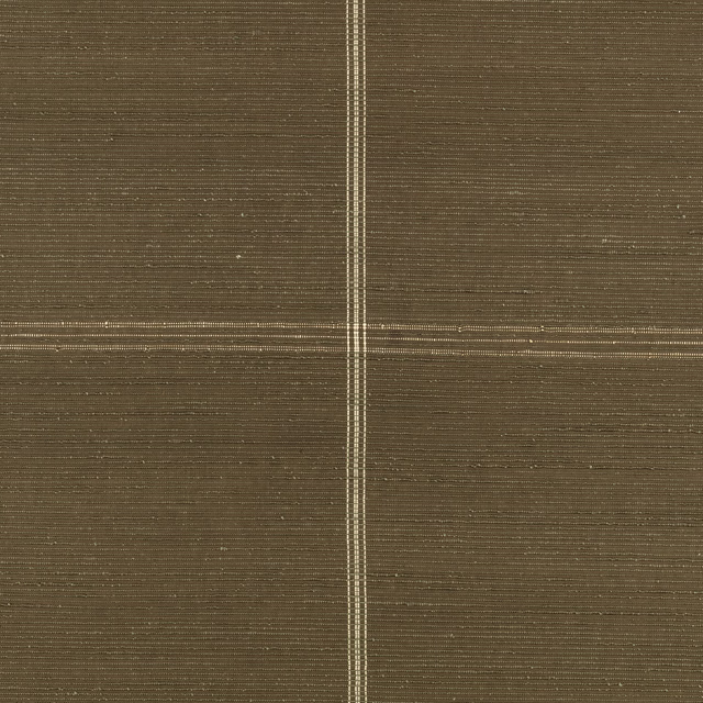 Deep taupe-brown wallpaper with fine horizontal texture and pale intersecting lines