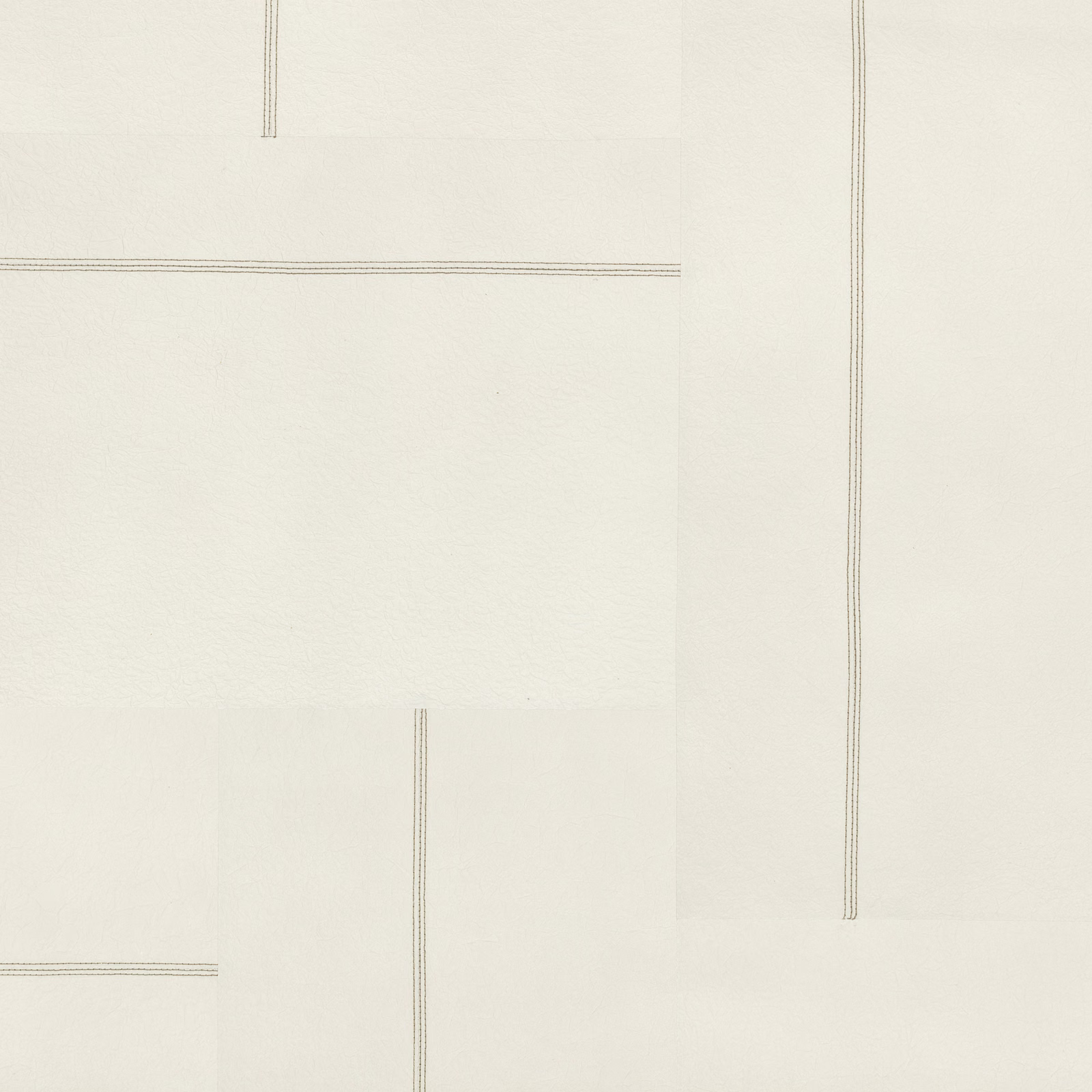 Pale parchment wallpaper with fine double-line geometric rectangles and subtle surface texture
